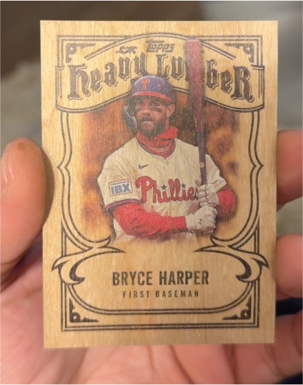 2026 Topps Series 1 Heavy Lumber #HL-4 Bryce Harper — front