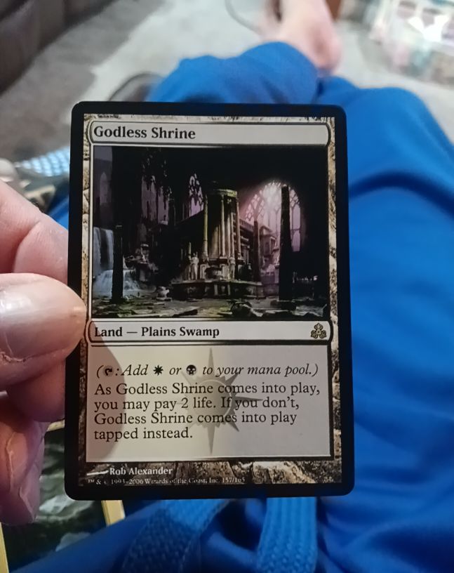 2006 Magic: The Gathering #157 Godless Shrine — front