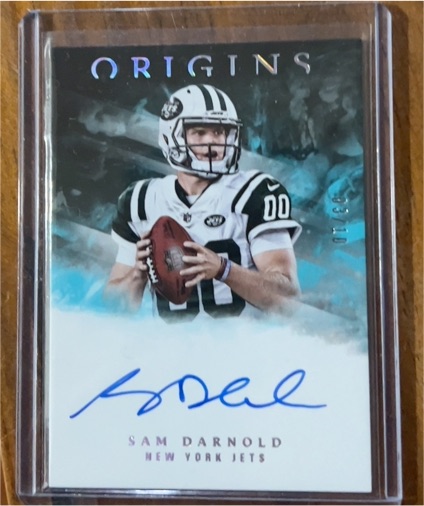 2018 Panini Origins #RA-SD Sam Darnold — front