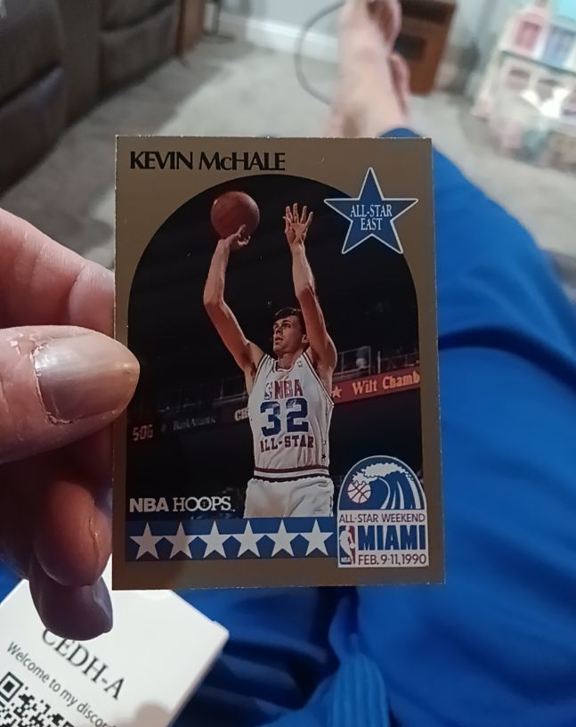 1990 NBA Hoops #6 Kevin McHale All-Star East — front