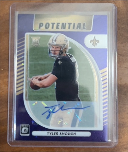 2025 Panini Donruss Optic #12 Tyler Shough Hidden Potential Rookie — front