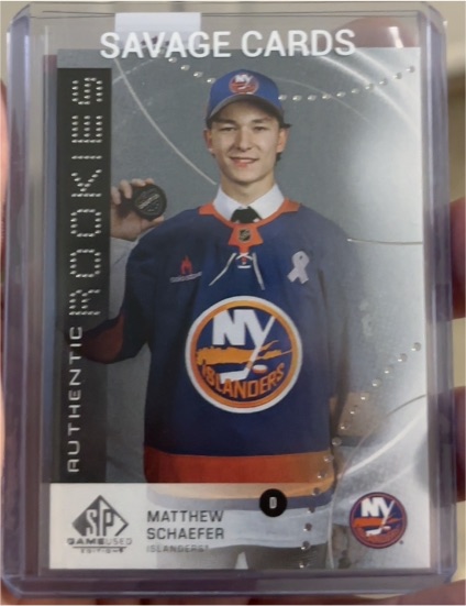 2025-26 Upper Deck SP Game Used #AR-MS Matthew Schaefer — front