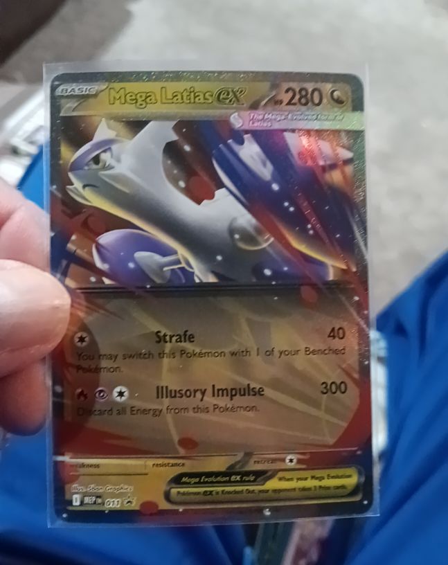 2025 Black Star Promo #011 Mega Latias EX — front