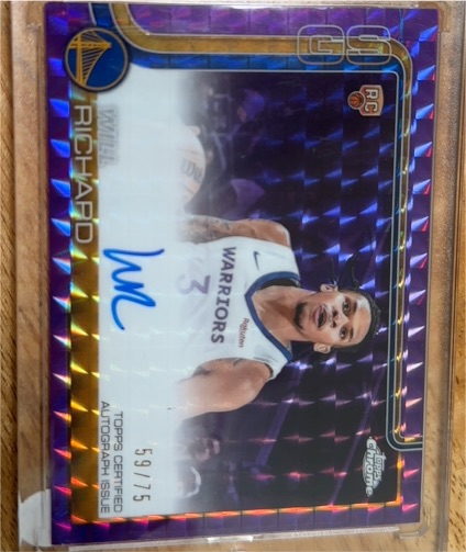2025-26 Topps Chrome #287 Will Richard — front