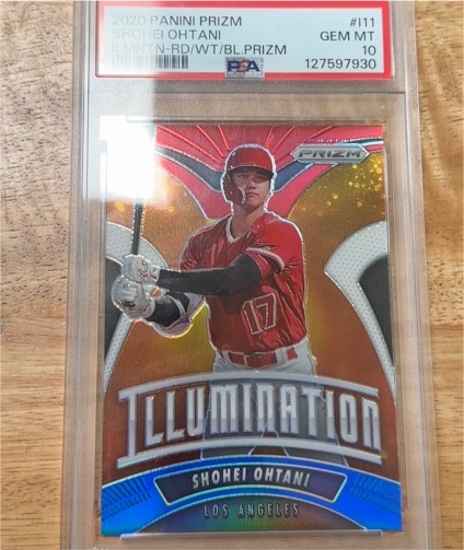2020 Panini Prizm Illumination #I-11 Shohei Ohtani — front