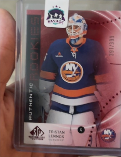2025-26 Upper Deck SP Game Used Authentic Rookie #AR-TL Tristan Lennox — front