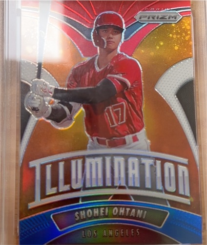 2020 Panini Prizm Illumination #I-11 Shohei Ohtani — front