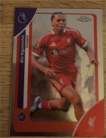 2026 Topps Chrome Premier League #112 Rio Ngumoha — front