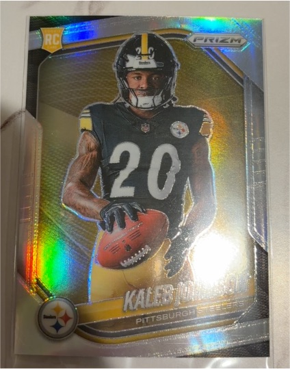 2025 Panini Prizm #436 Kaleb Johnson — front