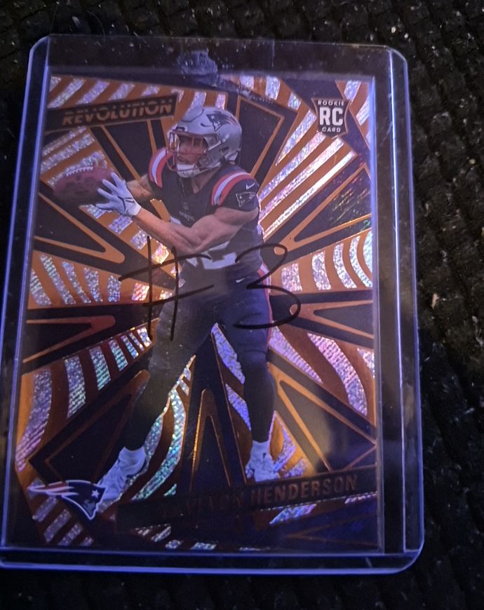 2025 Panini Revolution #244 TreVeyon Henderson — front