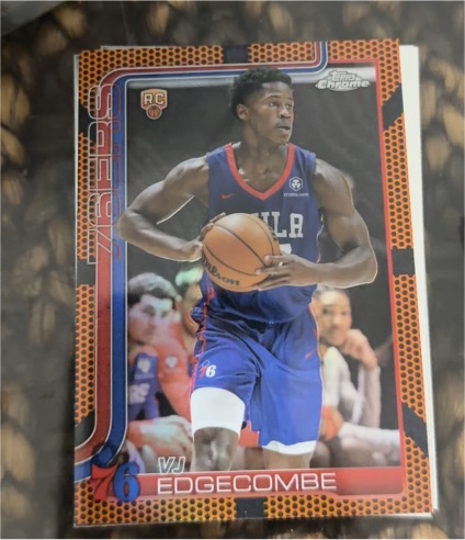 2025-26 Topps Chrome #253 VJ Edgecombe — front