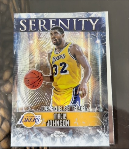 2025-26 Topps Chrome #SY-9 Magic Johnson Serenity — front