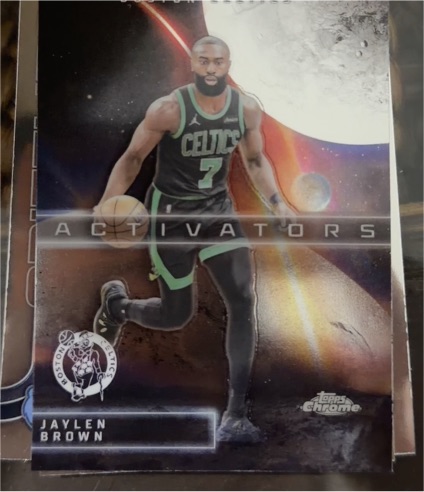 2025-26 Topps Chrome #AC-3 Jaylen Brown — front