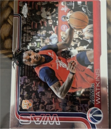 2025-26 Topps Chrome #294 Jamir Watkins — front