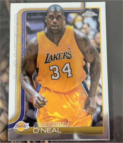 2025-26 Topps Chrome #242 Shaquille O'Neal — front