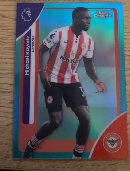 2026 Topps Chrome Premier League #32 Michael Kayode — front