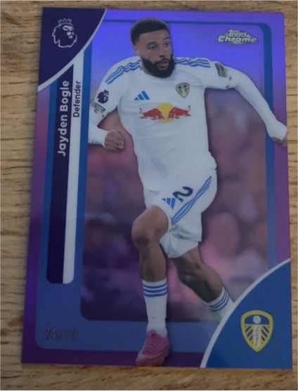 2026 Topps Chrome Premier League #108 Jayden Bogle — front