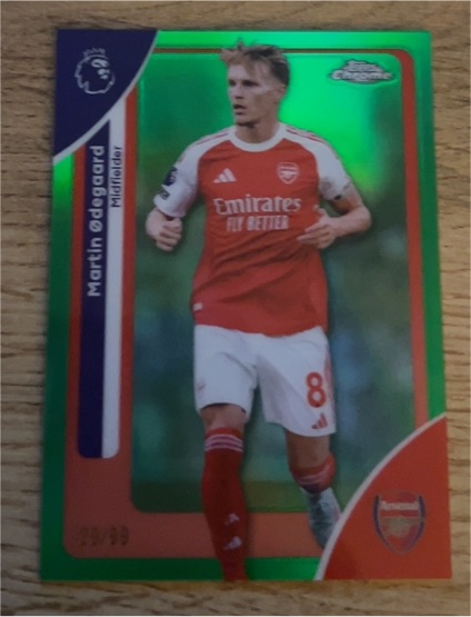 2025-26 Topps Chrome Premier League #99 Martin Odegaard — front