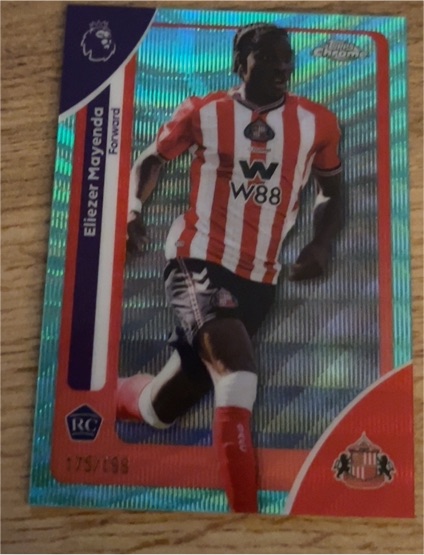 2026 Topps Chrome Premier League #162 Eliezer Mayenda — front