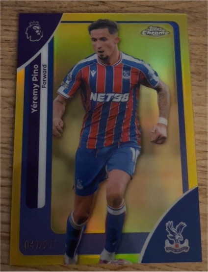 2026 Topps Chrome Premier League #73 Yeremy Pino — front