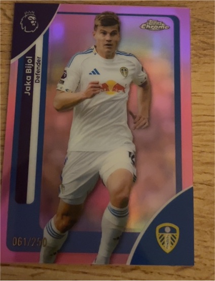 2026 Topps Chrome Premier League #102 Jaka Bijol — front
