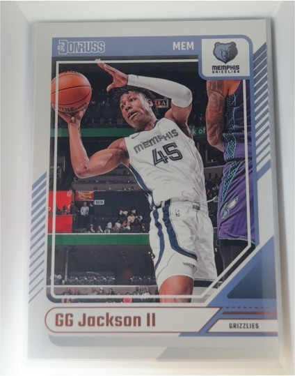 2024-25 Panini Donruss #164 GG Jackson II Memphis Grizzlies — front
