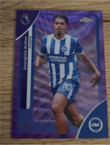 2026 Topps Chrome Premier League #48 Georginio Rutter — front