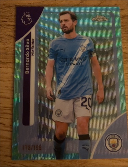 2026 Topps Chrome Premier League #123 Bernardo Silva — front