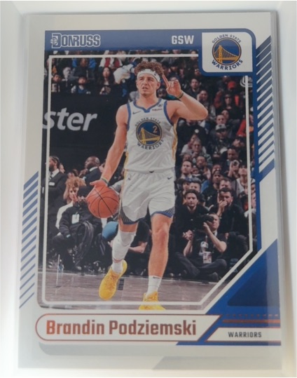 2024-25 Donruss #22 Brandin Podziemski Golden State Warriors — front