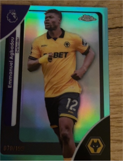 2026 Topps Chrome Premier League #198 Emmanuel Agbadou — front