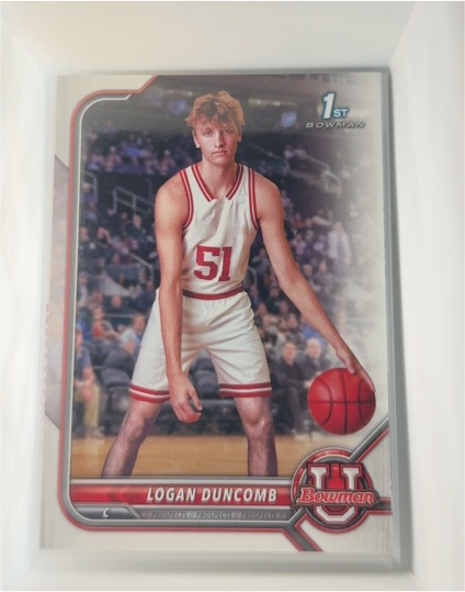 2021-22 Bowman University #16 Logan Duncomb — front