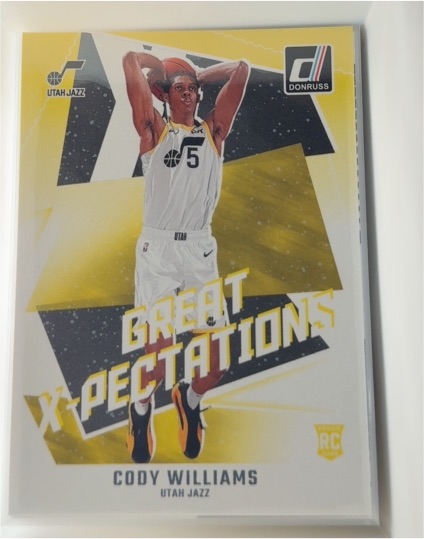 2024-25 Panini Donruss Great X-Pectations #2 Cody Williams — front