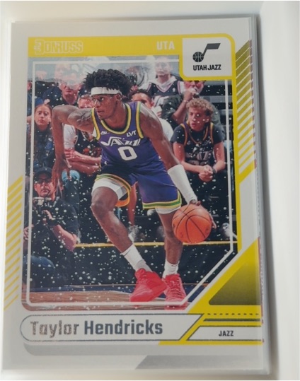 2024-25 Donruss #84 Taylor Hendricks Utah Jazz — front