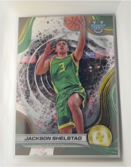 2024-25 Bowman Best University #92 Jackson Shelstad — front