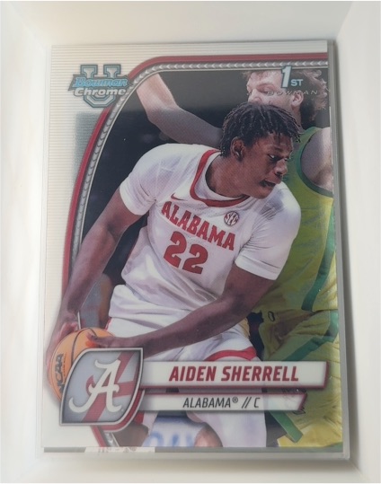 2024-25 Bowman Chrome University #3 Aiden Sherrell — front