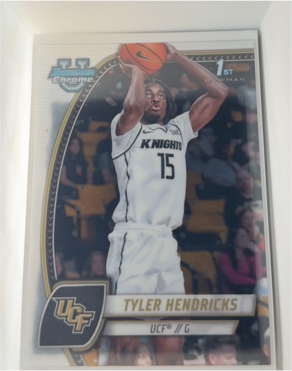 2024-25 Bowman Chrome University #68 Tyler Hendricks — front