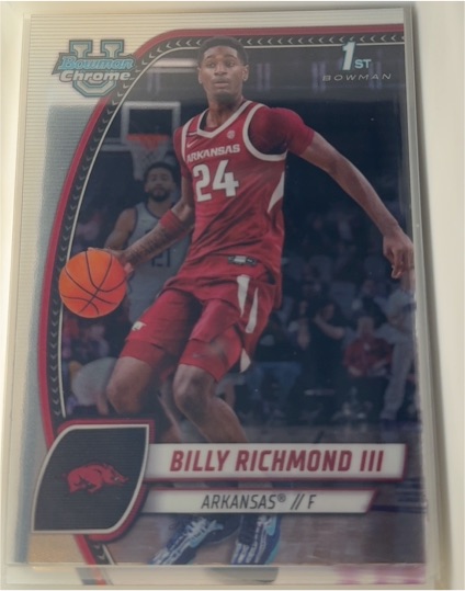 2024-25 Bowman Chrome University Basketball #10 Billy Richmond III — front