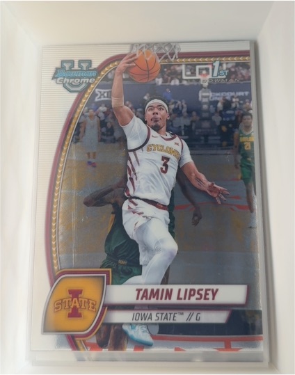 2024-25 Bowman Chrome University #66 Tamin Lipsey — front