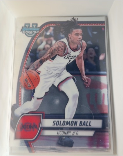 2024-25 Bowman Chrome University Basketball #87 Solomon Ball — front