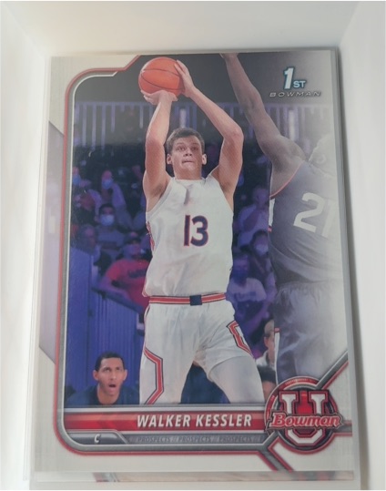 2022 Bowman University #12 Walker Kessler — front