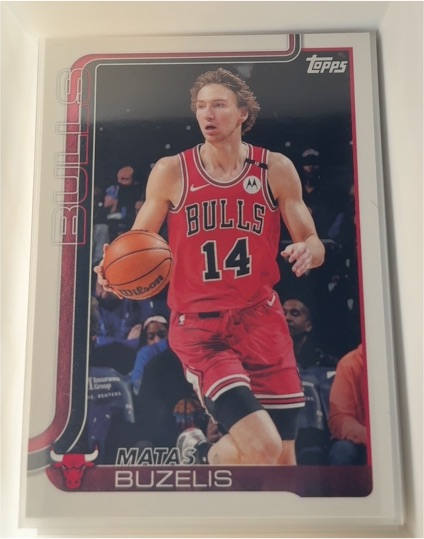 2025-26 Topps #37 Matas Buzelis — front