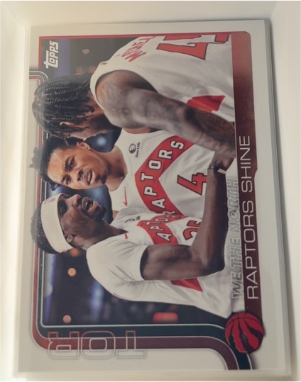 2025-26 Topps #276 We The North: Raptors Shine — front