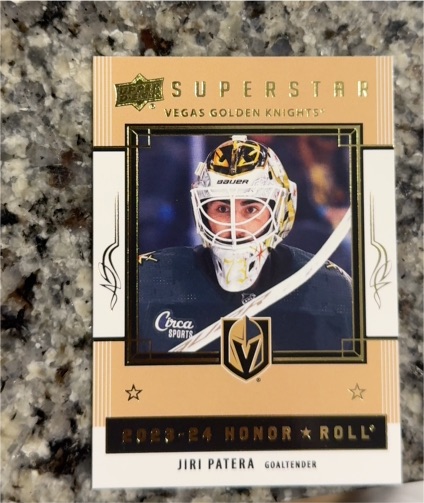 2023-24 Upper Deck Series 2 Honor Roll #HR44 Jiri Patera — front