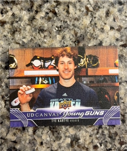 2023-24 Upper Deck Series 2 Canvas Young Guns #C221 Tye Kartye — front