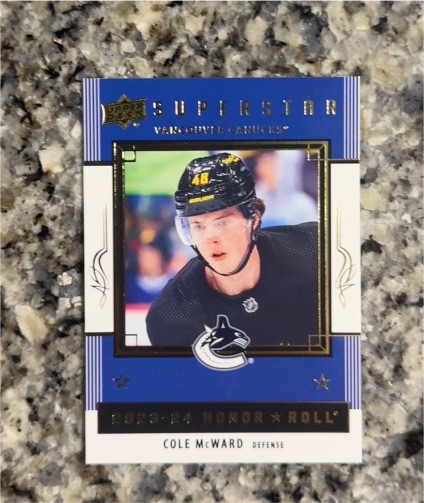 2023-24 Upper Deck Series 2 Honor Roll #HR70 Cole McWard — front