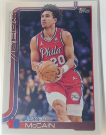 2025-26 Topps #24 Jared McCain — front