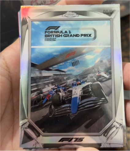 2025 Topps Chrome F1 Diamond Drives British Grand Prix 2024 #F175-2 — front