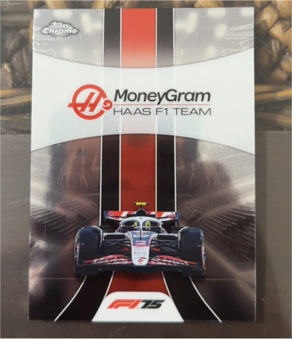 2025 Topps Chrome Formula 1 #180 MoneyGram Haas F1 Team — front