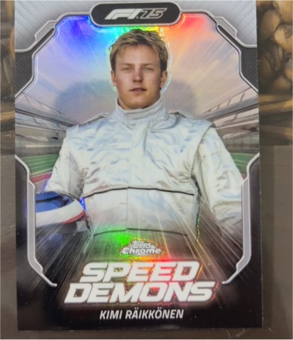 2025 Topps Chrome F1 #SD-11 Kimi Räikkönen Speed Demons — front