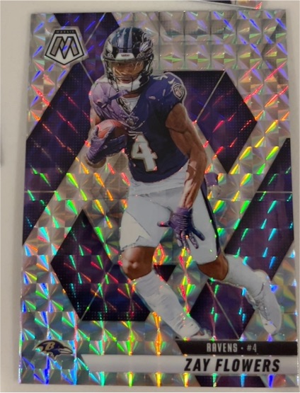 2025 Panini Mosaic #126 Zay Flowers — front